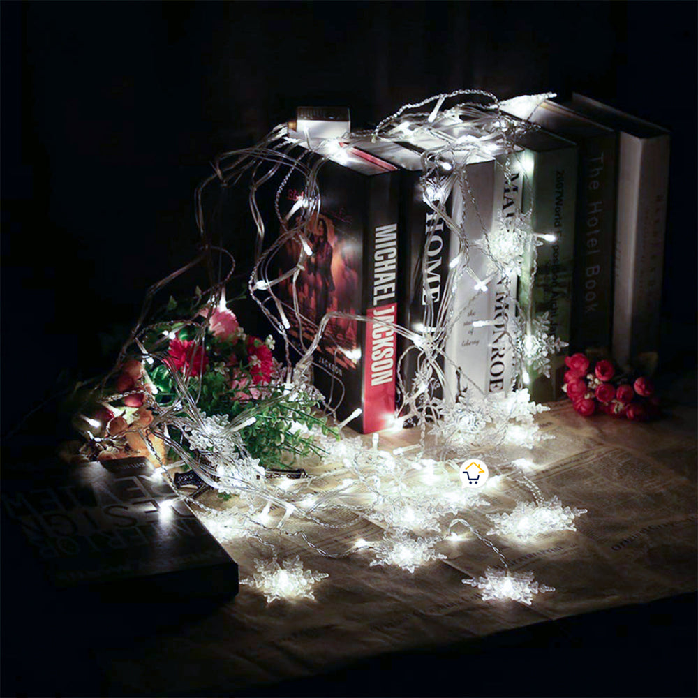 Luces Led Copos De Nieve