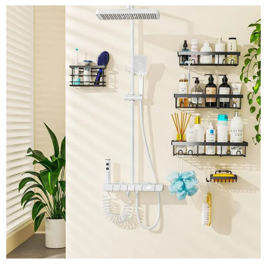 organizador adhesivo baño