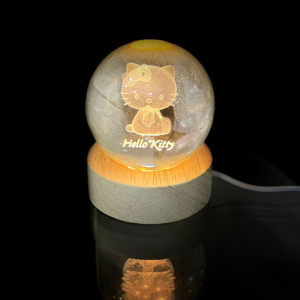Esferas De Cristal Con Luz Led